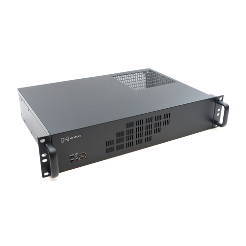 Серверный корпус Mastero 2U300, 2U, mATX, Без БП, чёрный (MST-2U-300)