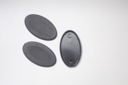 Овальная ровная база 60х25 мм — 1 шт.