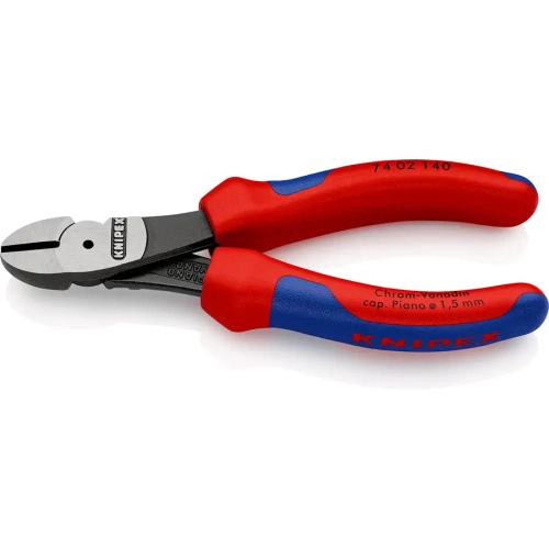 Кусачки боковые особой мощности черненые 140 мм Knipex 74 02 140