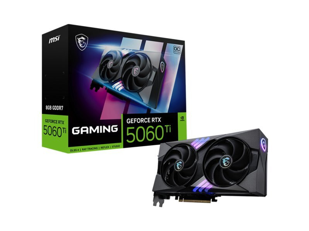 Видеокарта MSI Nvidia GeForce RTX 5060 Ti Gaming [RTX 5060 Ti 8G GAMING OC]