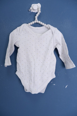 Боди со звездочками на 1/6 месяцев