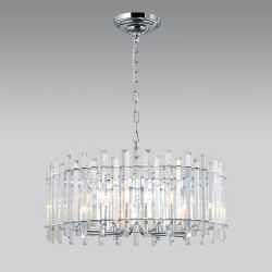 Citilux Ингвар CL334181 Люстра подвесная хрустальная Хром