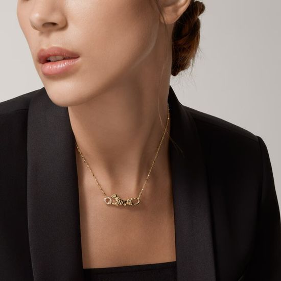 Подвеска Panthere de Cartier с бриллиантами