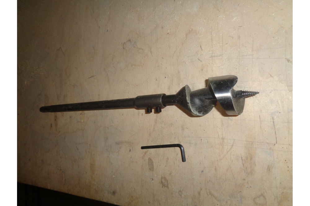 STAYER 42 x 140 мм, шестигранный хвостовик, спиральное сверло по дереву (29480-140-42)