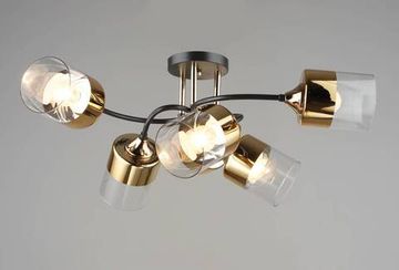 5984/6 BK+FGD (1) Люстра (RL)