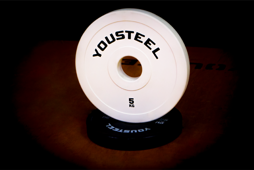 Диск соревновательный 5кг, белый