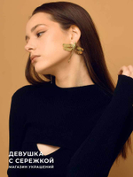 Сережки «Стрекоза»