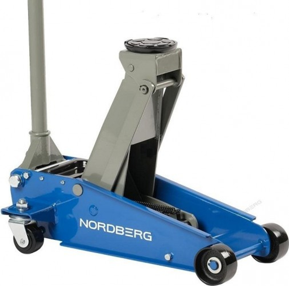 Домкрат подкатной NORDBERG N32030 с резиновой насадкой (3,0 т - 120/450 мм) ЦБ-00012274