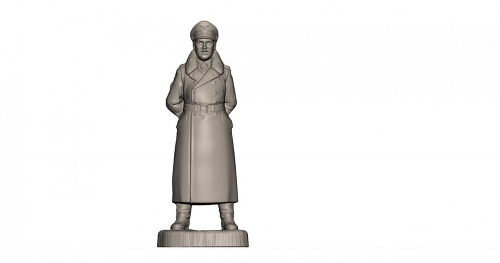 Немецкий штаб в зимней форме