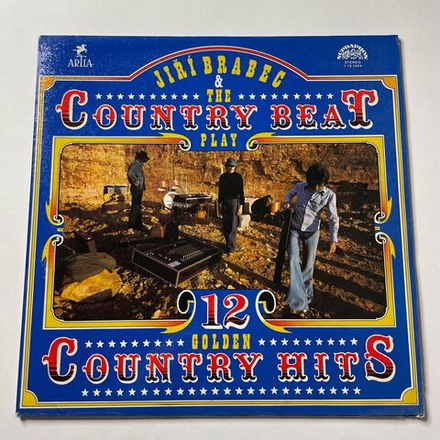 Винтажная виниловая пластинка LP Jiri Brabec and The Country Beat 12 Golden Country Hits (Чехословакия 1978)