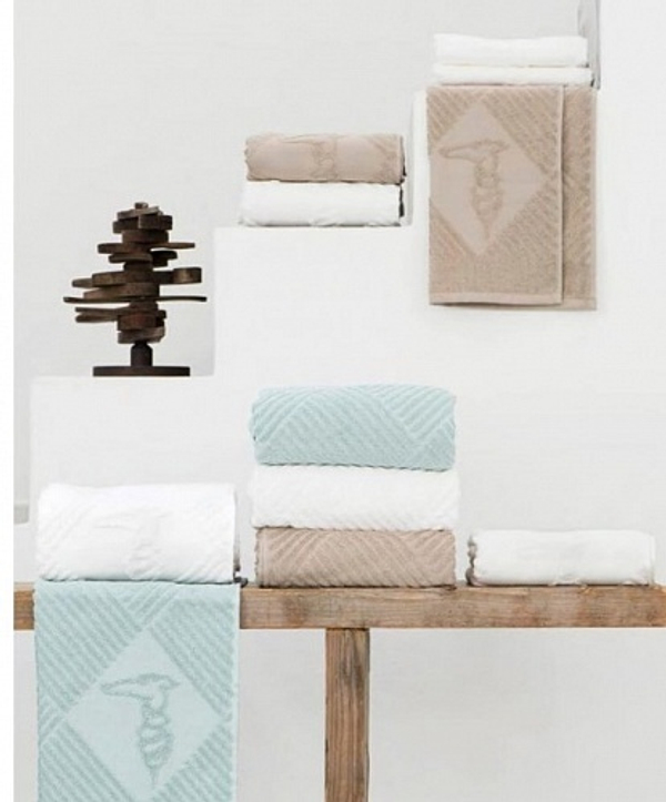 Набор полотенец 2шт Trussardi Tatami Bianco