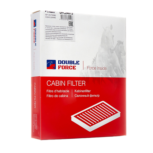Фильтр салонный DOUBLEFORCE Заменён на арт. DFC24024 DFC24013