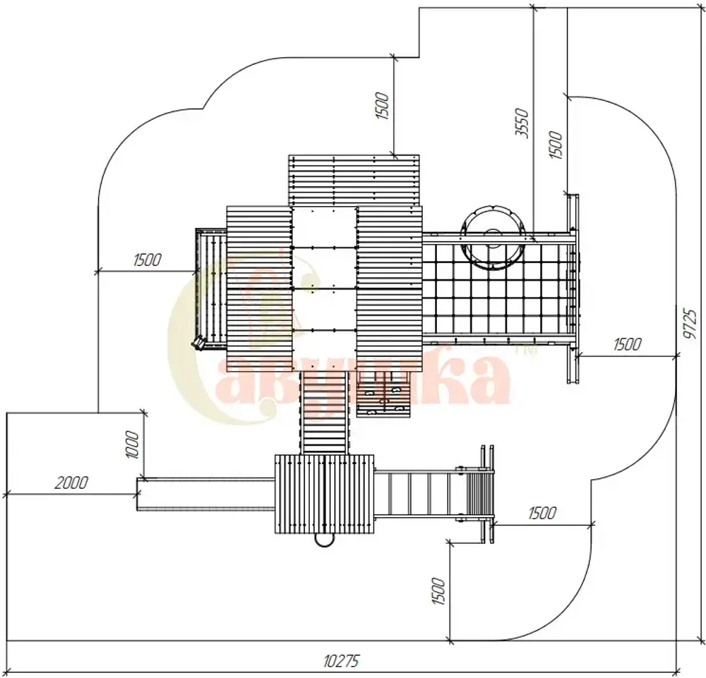 Детский игровой домик Савушка PlayHouse-5