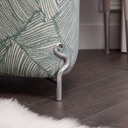 Банкетка Авиньон Мята Серебро