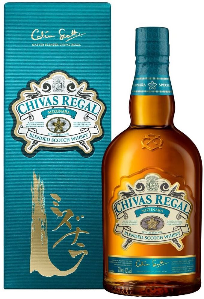Виски Chivas Regal Mizunara gift box, 0,7 л.