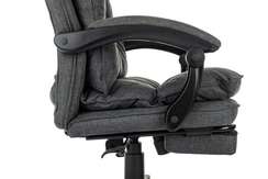 Кресло руководителя Бюрократ CH-820MSG-F темно-серый 38-417 крестов. пластик подст.для ног