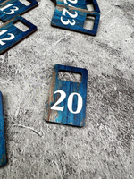 Номерки для гардероба 3х5 см