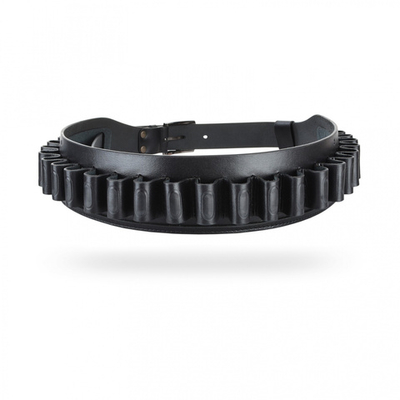 Патронташ открытый К-12 на 24 патрона (VIP) ХСН черный