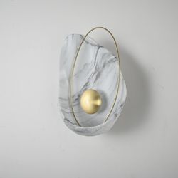 Настенный Светильник Clam Белый Мрамор By Imperiumloft