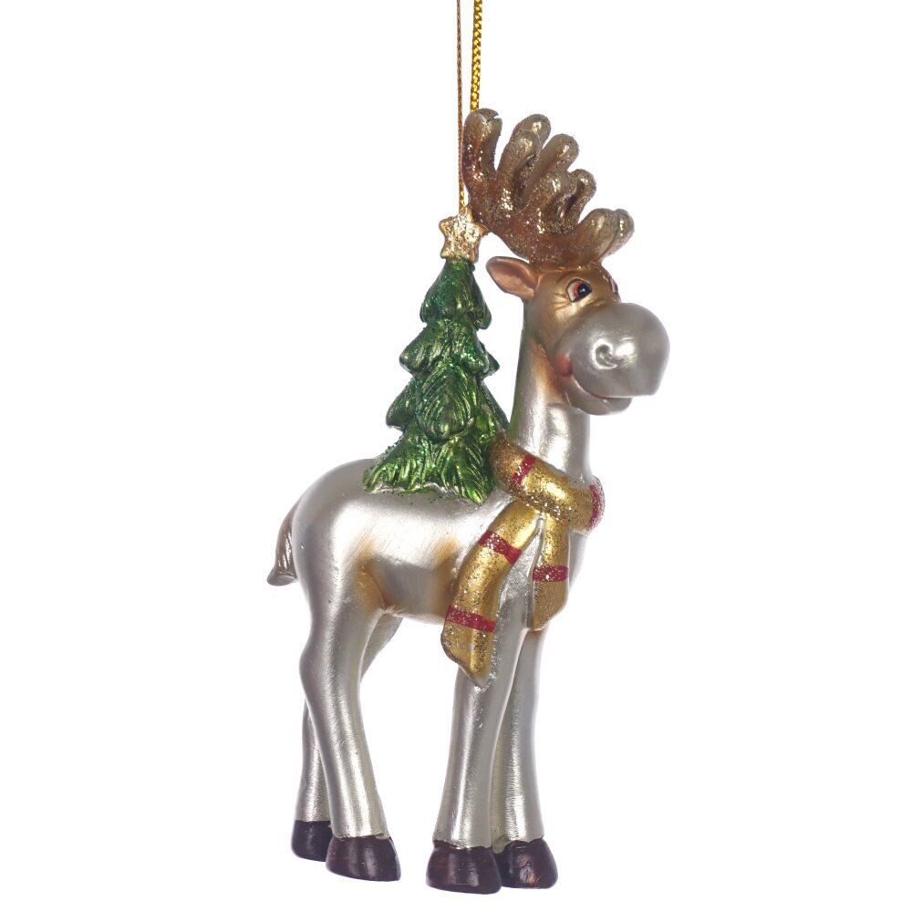 GAEM Фигурка декоративная подвесная "Олень", L5,5 W2,5 H11 см, 2в.