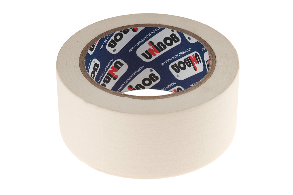 Клейкая лента Unibob 48ммх50м малярная