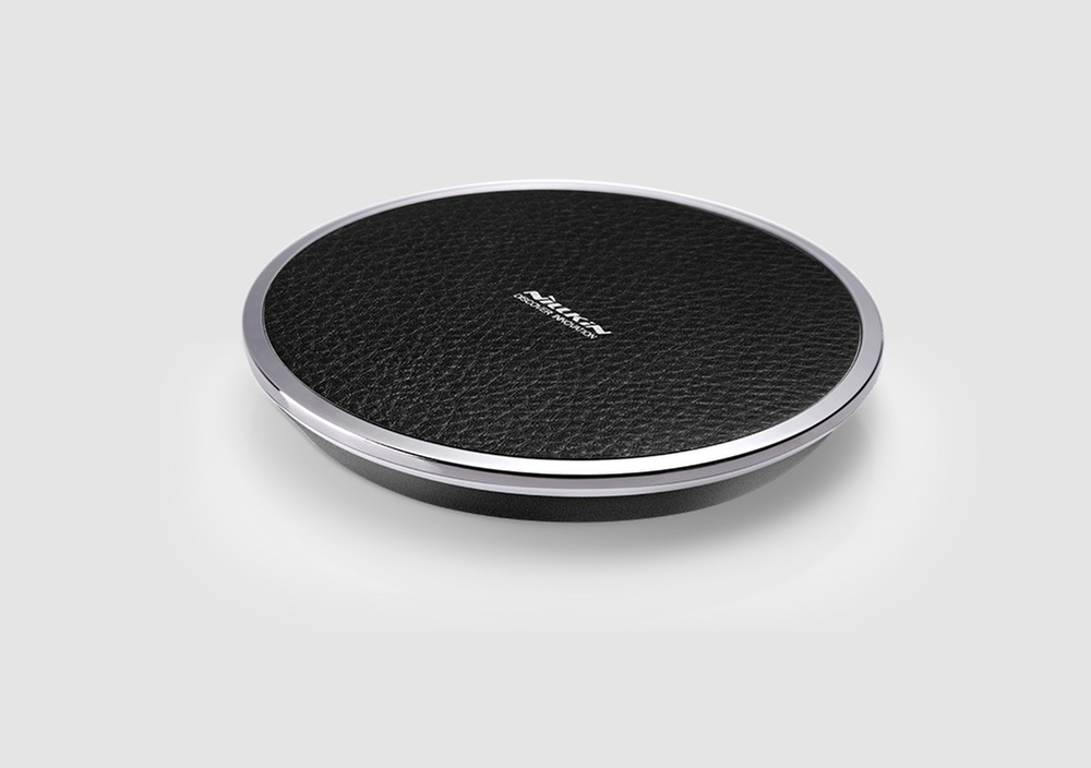 Беспроводная зарядка с имитацией черной кожи Magic Disk 3 от Nillkin