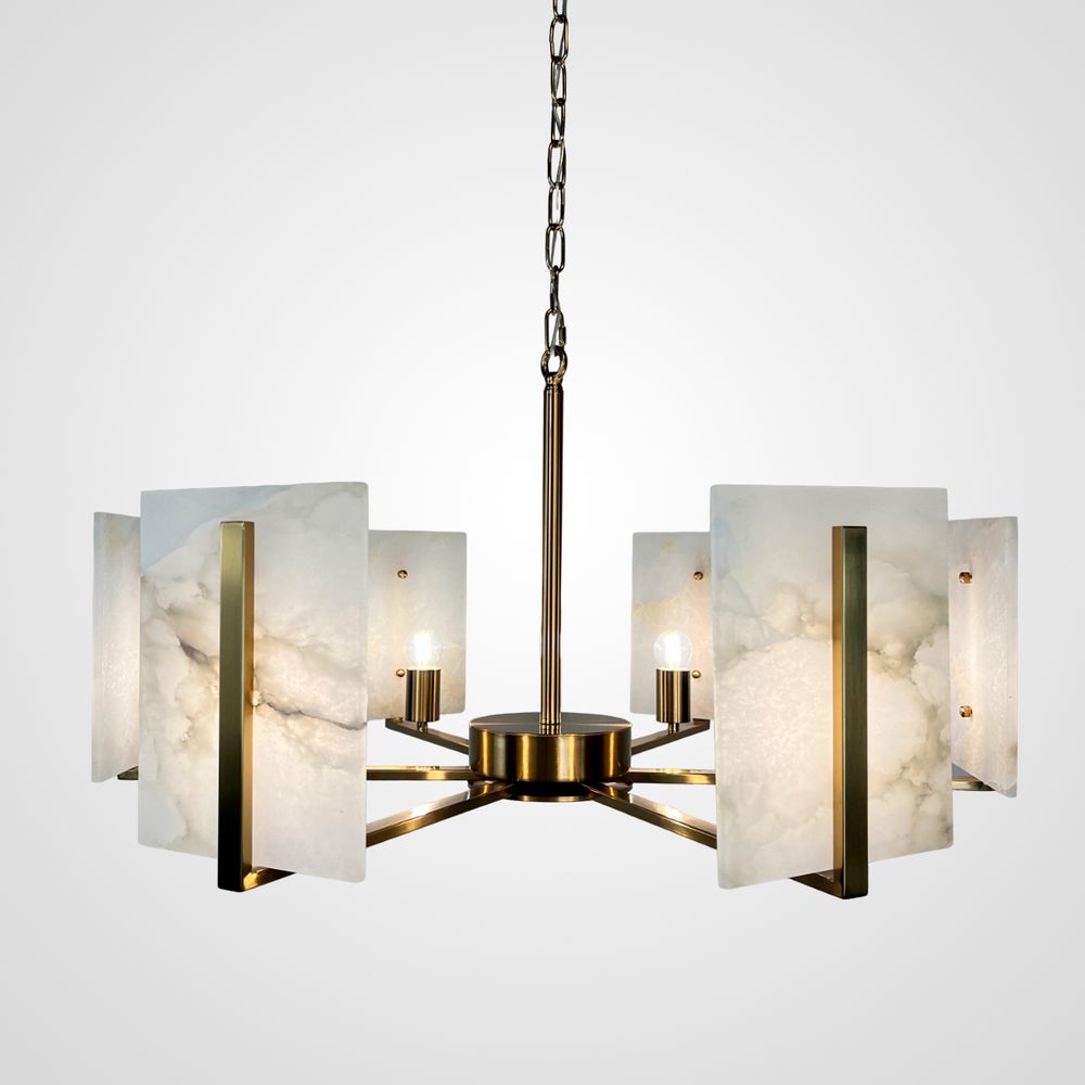 Люстра Marble Square Chandelier By Imperiumloft