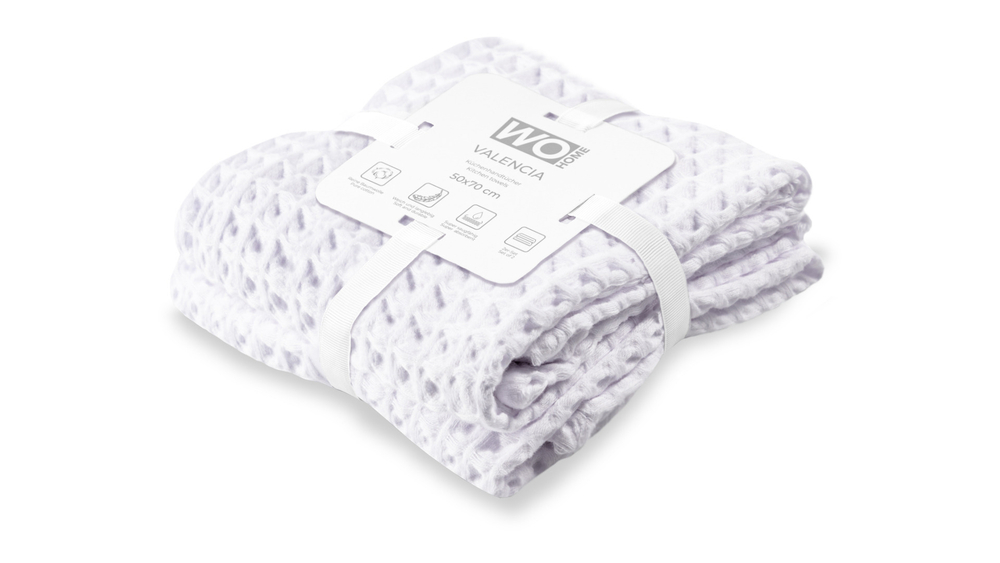 Набор кухонных полотенец 2шт 50х70см Wo Home Valencia белый