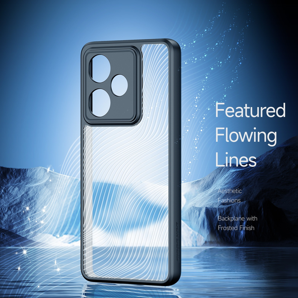 Усиленный прозрачный чехол от Dux Ducis для Realme GT 7 и 7T, серия Aimo Series Case