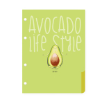 Разделитель листов на кольцах А5 4л. "AVOCADO STYLE" (Альт)
