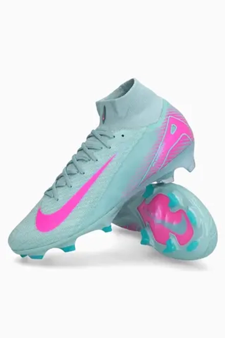 Бутсы Nike Zoom Mercurial Superfly 10 Elite FG - голубой