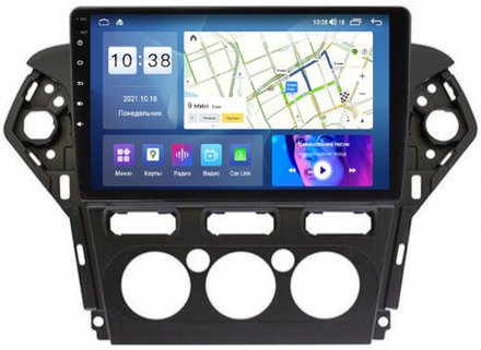Магнитола для Ford Mondeo 4 2010-2015 - Parafar PF145LUX1UHD на Android 13, QLED, ТОП процессор, 8Гб+128Гб, CarPlay, 4G SIM-слот