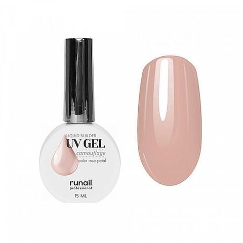 RuNail Professional Camouflage UV Gel 15ml Чайная Роза 5318
