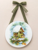 Панно на стену новогоднее на ленте