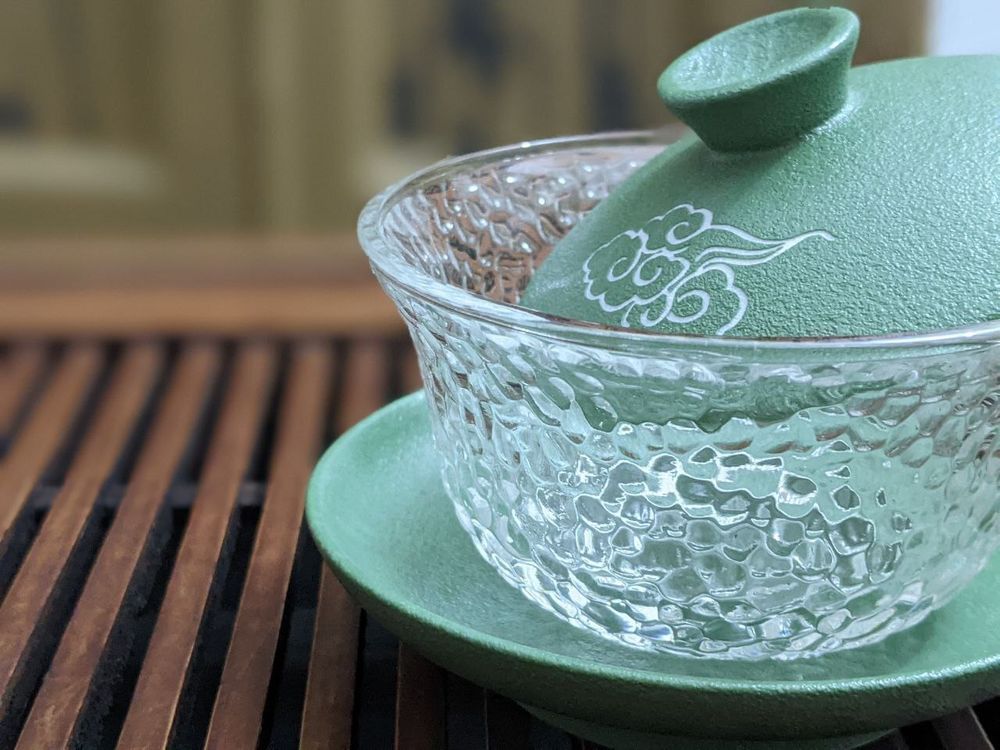 Гайвань "Тибетское облако", зеленая