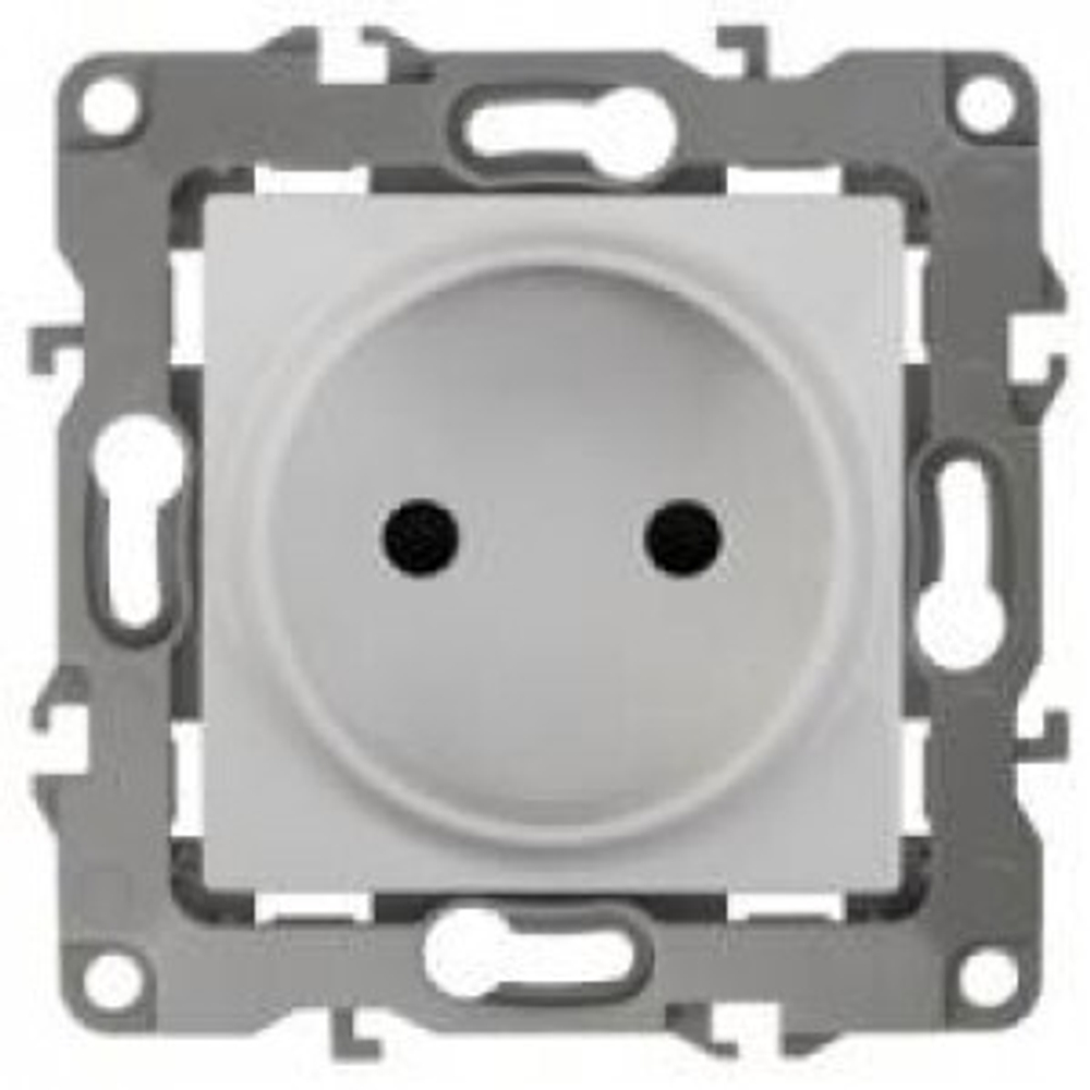 12-2103-01 ЭРА Розетка одинар 2P+E Schuko со штор.и крыш,16А-250В,IP20, белый, (10 шт ) арт:Б0014693
