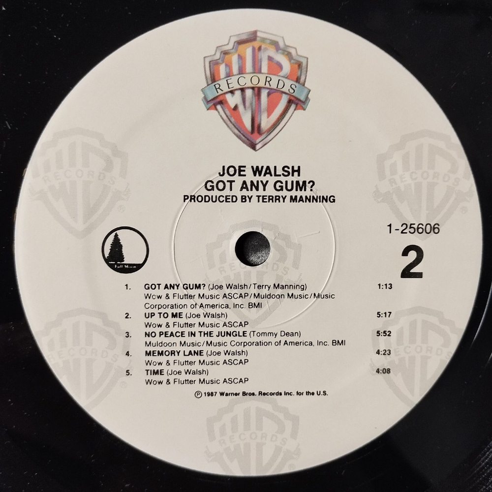 Винтажная виниловая пластинка LP Joe Walsh Got Any Gum (USA 1987)