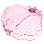 Шкатулка пластиковая «KiKi HAUS», ракушка, цвет розовый, 11*9.5*3.5см (в пакете)