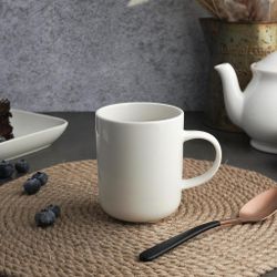 Кружка 275 мл белая d 7,4 см h9,2 см фарфор Coupe   Noble [6]