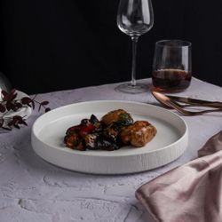 Тарелка с бортом d 25,2 см h3,5 см Frost White Moon P.L. Proff Cuisine [6]