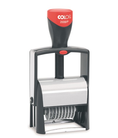 Нумератор Colop 2008/P со свободным полем 30х58мм металл