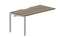 стол Strike 1580х780х750мм (с эргономичным вырезом) - приставной элемент