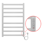 Полотенцесушитель электр. Azario PALERMO 53х80, Белый
