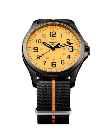 Швейцарские тактические часы Traser P67 OFFICER PRO GUNMETALOrange 107428