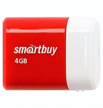 Флеш-накопитель 4 Gb Smartbuy LARA Red