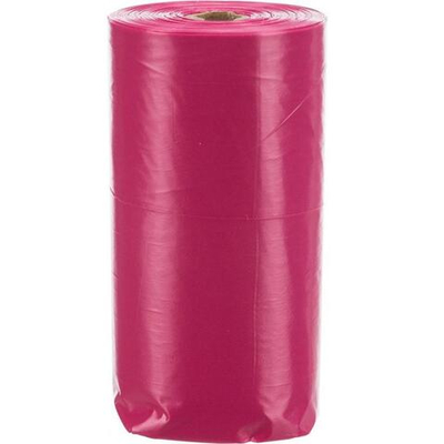 Пакеты для уборки за собаками с ароматом розы, 4 рулона по 20 шт., розовые, Trixie