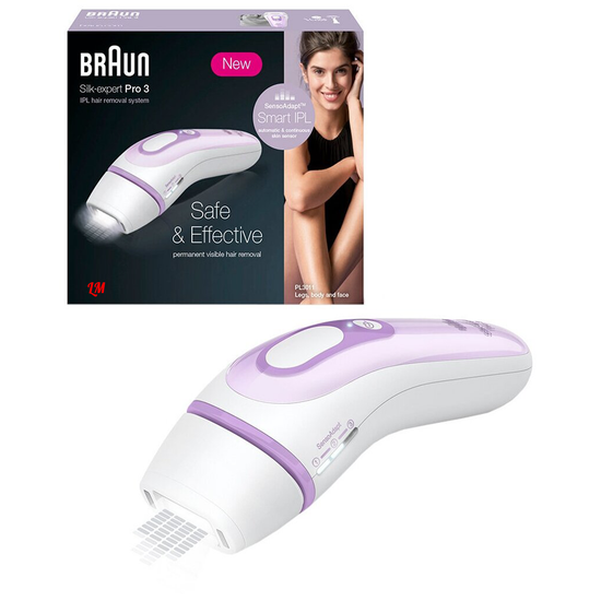 Фотоэпилятор Braun PL3011 Silk-expert IPL Pro 3 белый/сиреневый