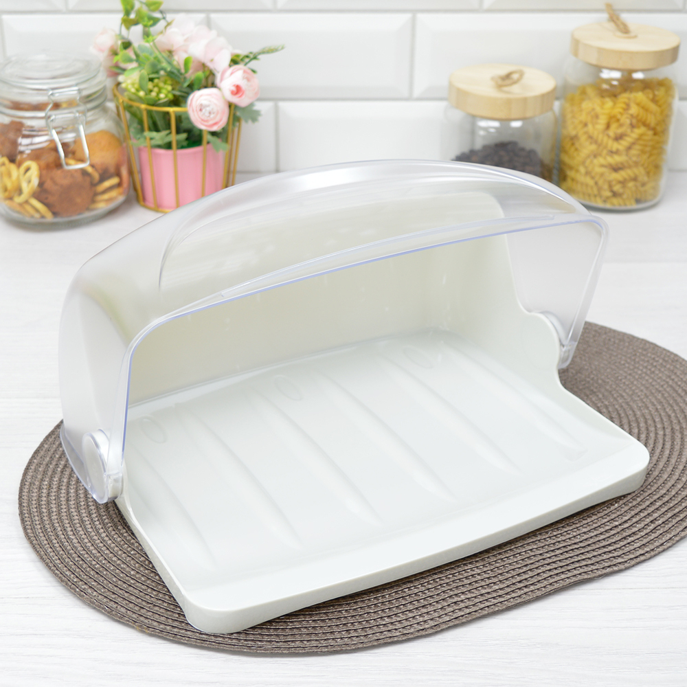 Хлебница "Грана" светло-серая