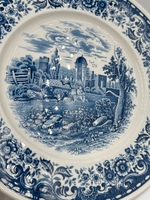 Тарелка 26,5см Villeroy & Boch, Blue Castle (скол)
