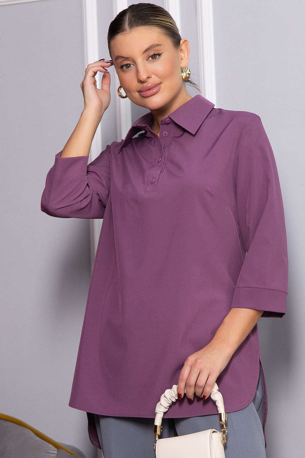 Блуза Искра (пыльная роза) Б14465-3М LT Collection